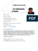 curriculum vitae de santiago aybar