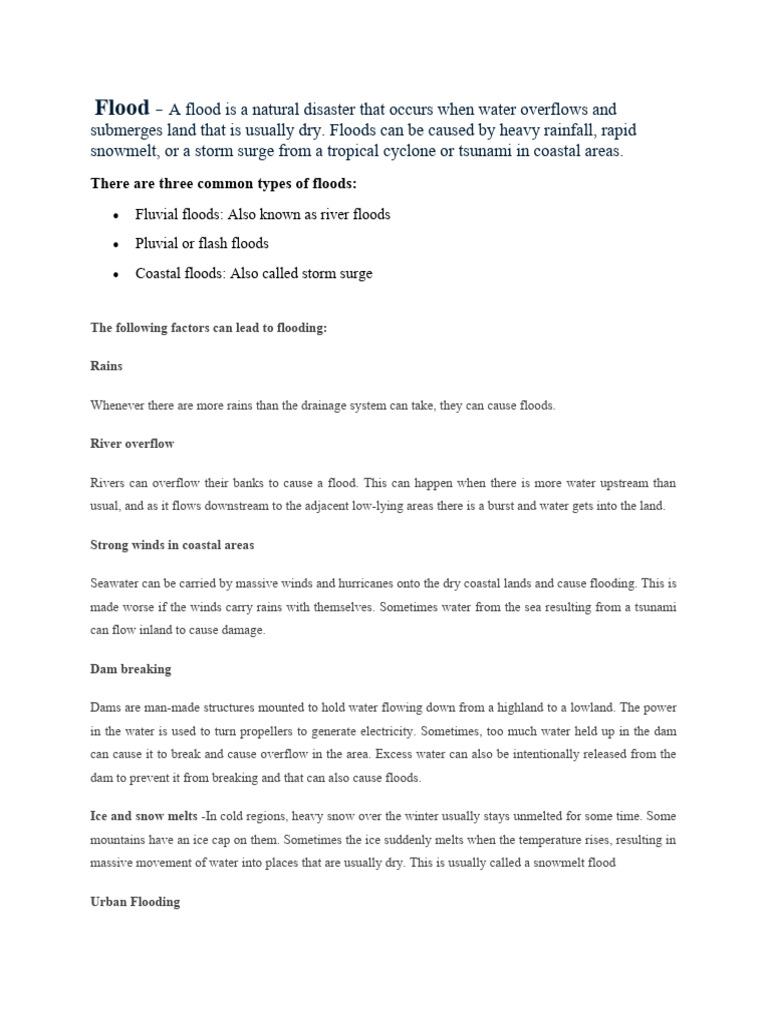 Flood Cyclones Pdf Flood Flood Control