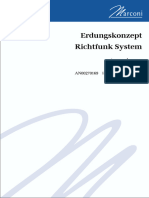 Erdungskonzept Richtfunk System: Anweisung