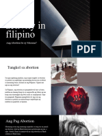 Filipino Abortion Presentation