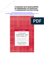 Download Language Investment And Employability The Uneven Distribution Of Resources In The Public Employment Service Coray full chapter