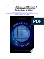 Language Science and Structure A Journey Into The Philosophy of Linguistics Ryan M Nefdt Full Chapter