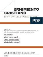 DISCERNIMIENTO CRISTIANO