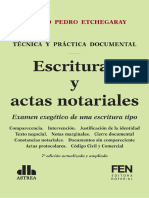 Escrituras y Actas Notariales - Etchegaray