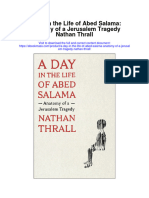 A Day in The Life of Abed Salama Anatomy of A Jerusalem Tragedy Nathan Thrall Full Chapter