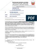 INFORME Nª 006 CERTIFICACION DE PRESUPUESTO.