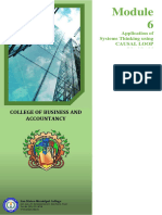 Module 6 Application of ST Using CAUSAL LOOP DIAGRAM