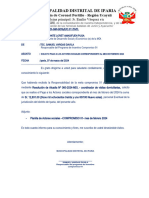 INFORME N 07 Solicitu de Pago Correspondiente Al Mes de FEBRERO