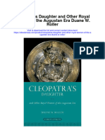 Download Cleopatras Daughter And Other Royal Women Of The Augustan Era Duane W Roller full chapter