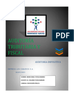 Auditoría Tributaria y Fiscal