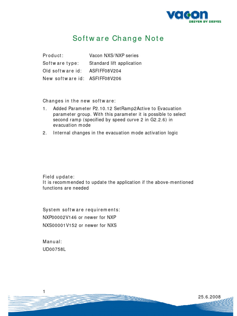 ASFIFF08V206 ReleaseNote | PDF