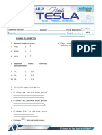 Examen Nikola Tesla-Aritmética