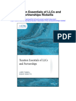 Download Taxation Essentials Of Llcs And Partnerships Ricketts full chapter