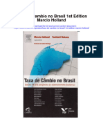 Taxa de Cambio No Brasil 1St Edition Marcio Holland Full Chapter