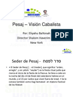 Seder de Pesaj Vision Cabalista