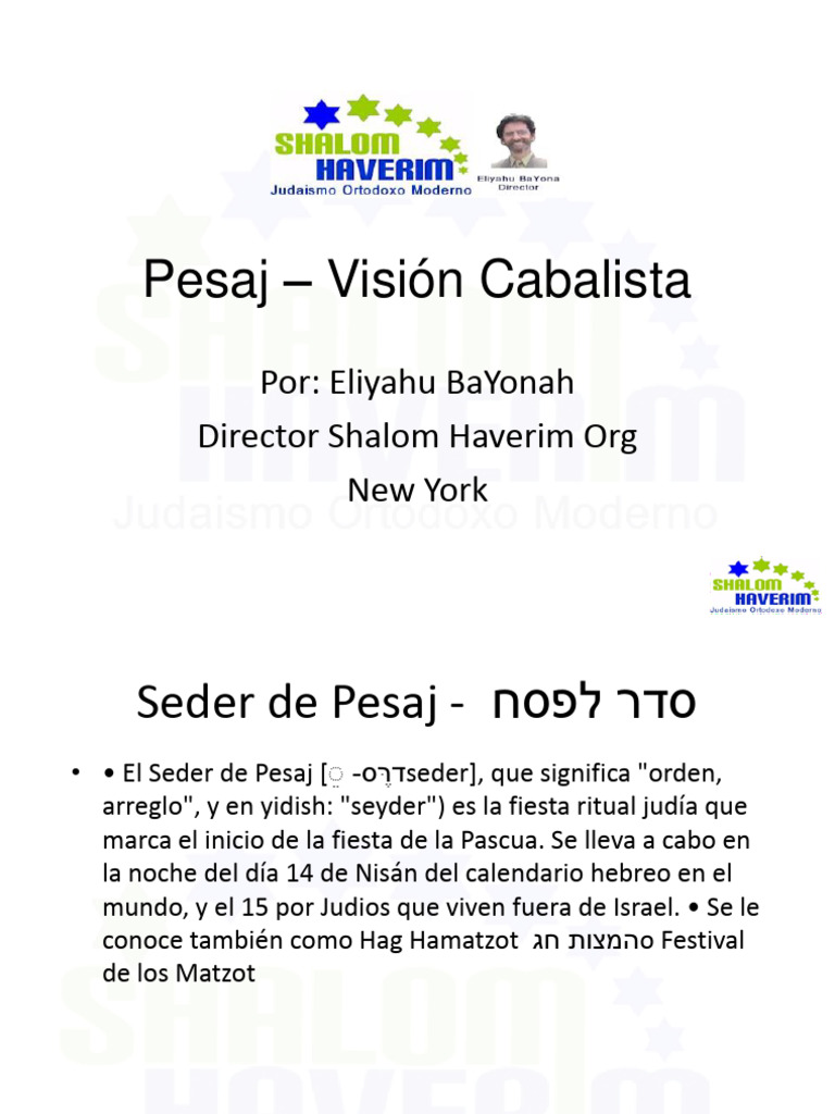 Seder de Pesaj: Ritual y Significado | PDF | Seder de Pascua | Hallel
