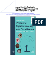 Taylor and Hoyts Pediatric Ophthalmology and Strabismus 6Th Edition Christopher J Lyons Full Chapter