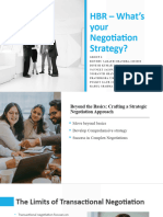 Group 6 - Class Presentation - HBR What's Your Negotation Strategy Article