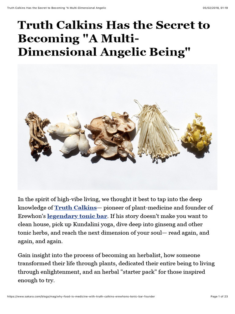 Truth Calkins Has The Secret To Becoming 