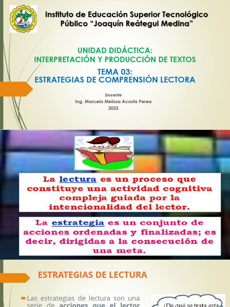 Estrategias De Comprensión Lectora Descargar Gratis Pdf Comprensión