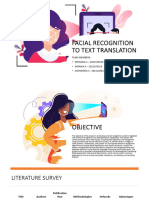 Facial Recognition To Text Translation