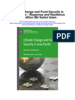 Climate Change and Food Security in Asia Pacific Response and Resilience 1St Edition MD Saidul Islam Full Chapter