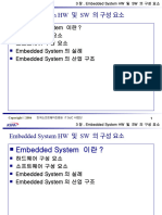 Ch 3 (1) - Embedded System HW & SW의 구성 요소 (한양대)