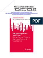 Download Place Management And Crime Ownership And Property Rights As A Source Of Social Control John E Eck all chapter