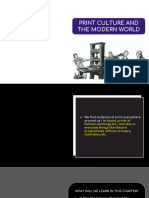 Print Culture & The Modern World L - 1