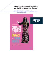Download Climate Politics And The Impact Of Think Tanks 1St Ed Edition Alexander Ruser full chapter