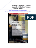 Download Climate Urbanism Towards A Critical Research Agenda 1St Edition Vanesa Castan Broto full chapter