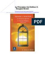 Teaching by Principles 2Nd Edition H Douglas Brown Full Chapter