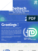 DelTech MUN 2024 Brochure