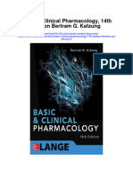 Basic Clinical Pharmacology 14Th Edition Bertram G Katzung 2 Full Chapter