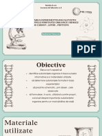 Cream and Green Illustrative Science Project Presentation