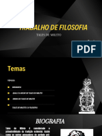 Trabalho de Filosofia