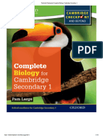 Textbook Checkpoint Complete Biology Cambridge Secondary 1