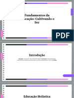 Fundamentos Da Educação Aprender A Ser