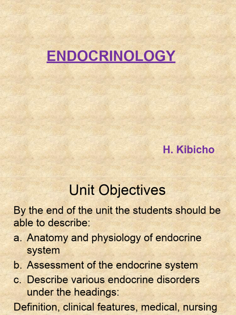 Endocrine System Disorders Proper Best Pdf Cortisol Adrenal Gland