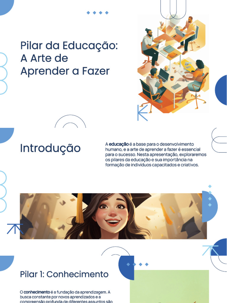 Pilar Da Educação A Arte de Aprender A Fazer | PDF