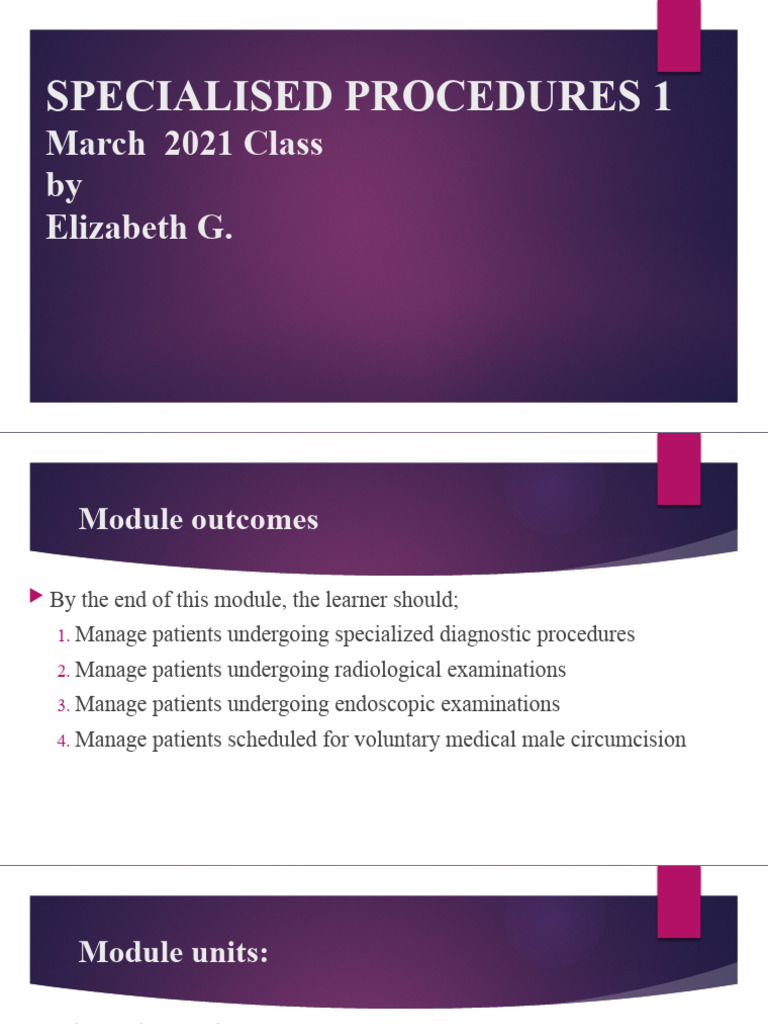 Nursing in Specialized Procedures | PDF | Cerebrospinal Fluid | Biopsy