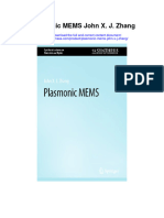 Download Plasmonic Mems John X J Zhang all chapter