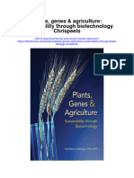 Plants Genes Agriculture Sustainability Through Biotechnology Chrispeels All Chapter