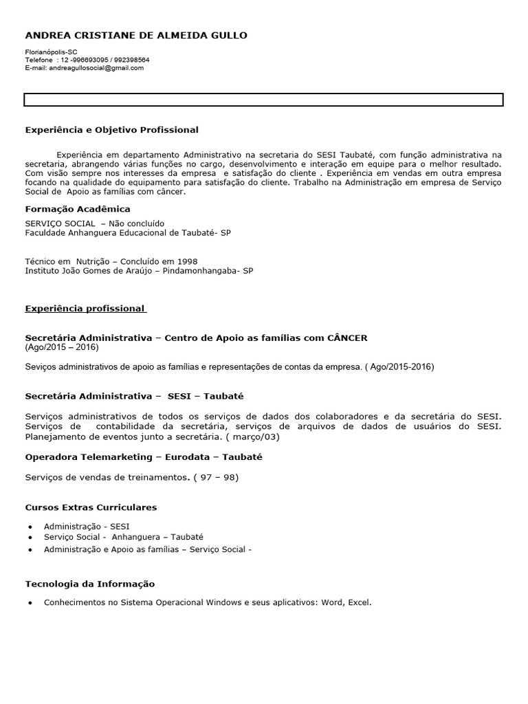 Cv andrea gullo pdf