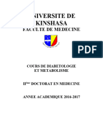 Cours de Diabetologie 2014-2015