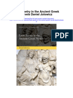 Download Latin Poetry In The Ancient Greek Novels Daniel Jolowicz full chapter