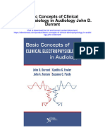 Download Basic Concepts Of Clinical Electrophysiology In Audiology John D Durrant full chapter