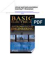 Basic Electrical and Instrumentation Engineering P Sivaraman Full Chapter