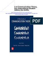 Download A First Look At Communication Theory 11Th Edition International Student Edition Em Griffin full chapter