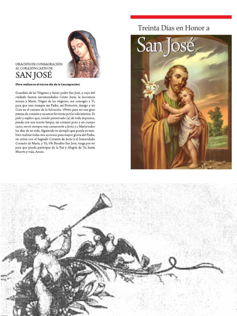 Treinta Dias en Honor A San Jose | PDF | Oración | María, madre de Jesús
